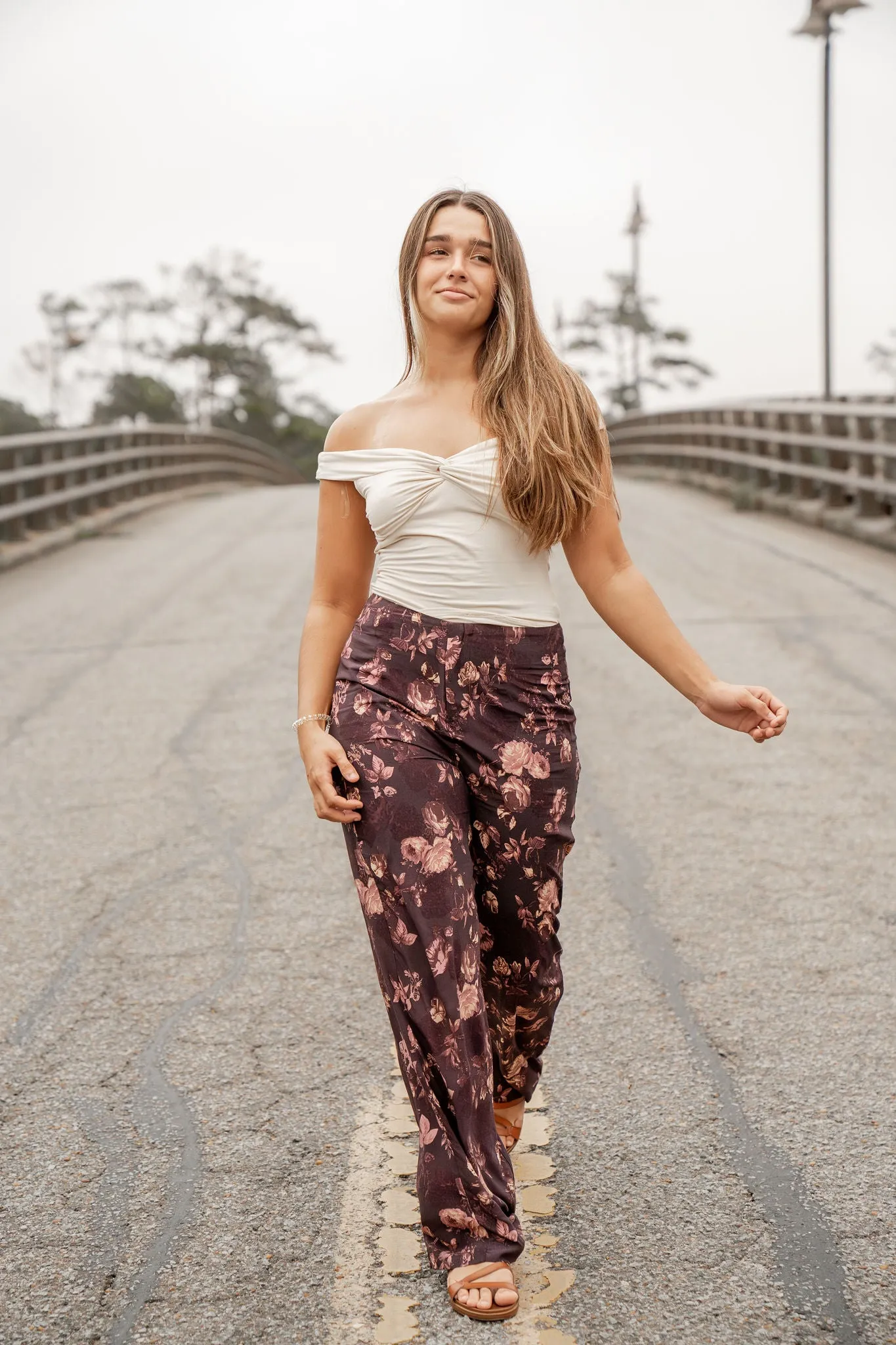AGNES FLORAL PANTS
