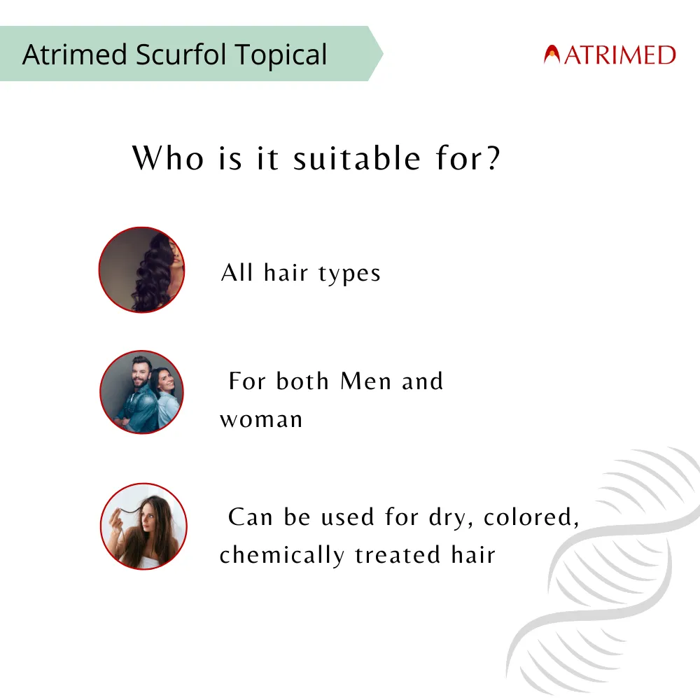 Atrimed Scurfol Anti-Dandruff Shampoo | Pack of 1 | 100ml