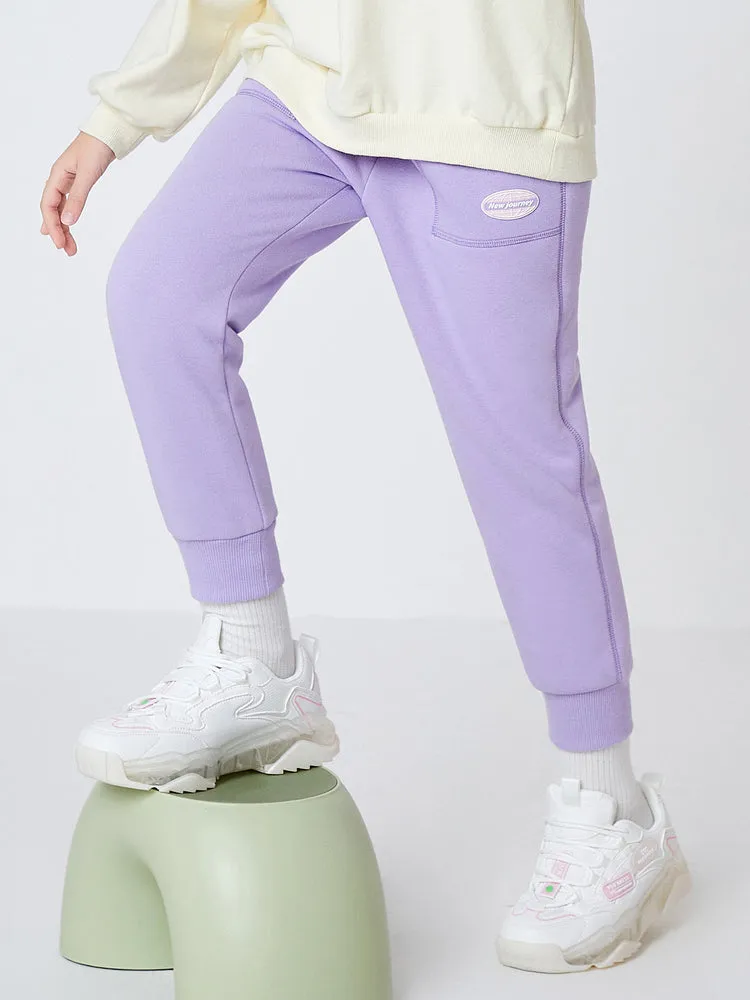 Balabala Kids Classic Colorful Windproof Jogging Trousers