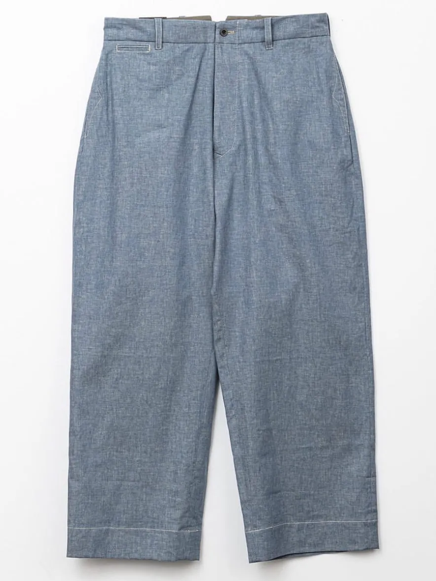 Belafonte Ragtime Clothing, Hiback Trouser, Blue Chambray