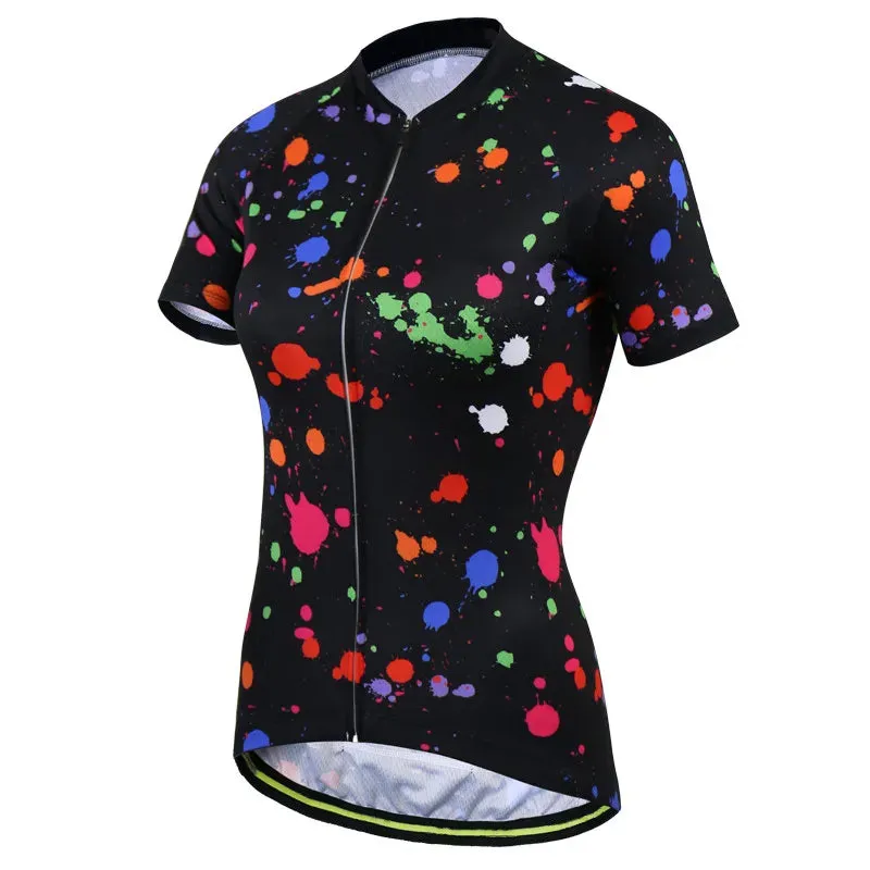 Bicycle Quick-dry Bike Jerseys Women's Cycling Jerseys Summer Short Sleeve Cycling Mountain Breathable