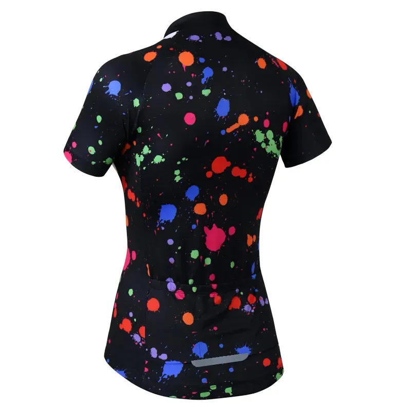 Bicycle Quick-dry Bike Jerseys Women's Cycling Jerseys Summer Short Sleeve Cycling Mountain Breathable