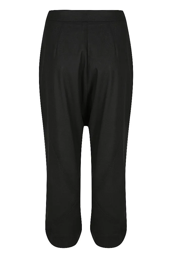 Black Peta Cocoon Pant- Australian-Made Contemporary Design