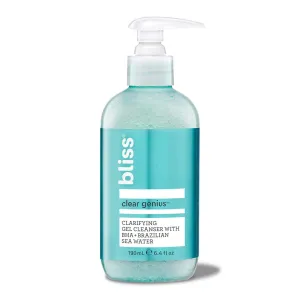 Bliss Clear Genius Clarifying Gel Cleanser | Non-Irritating | Clean | Cruelty-Free | Paraben Free | Vegan | 6.4 oz