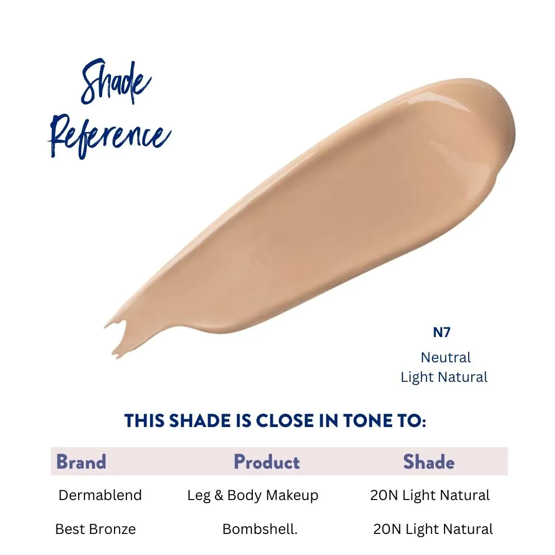 BOMBSHELL BODY & LEG MAKEUP - 3.4 FL.OZ   MIX TO MAGIC GLOW 1 FL.OZ