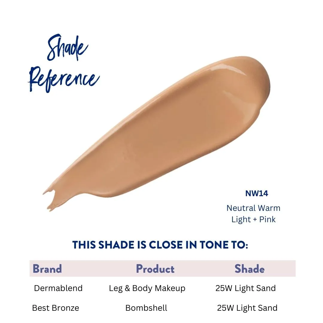 BOMBSHELL BODY & LEG MAKEUP - 3.4 FL.OZ   MIX TO MAGIC GLOW 1 FL.OZ