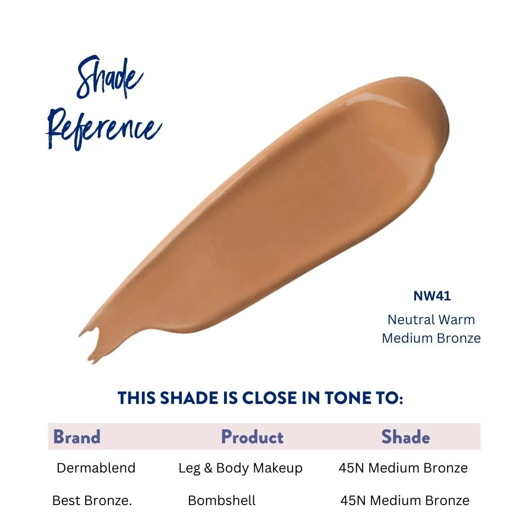 BOMBSHELL BODY & LEG MAKEUP - 3.4 FL.OZ   MIX TO MAGIC GLOW 1 FL.OZ