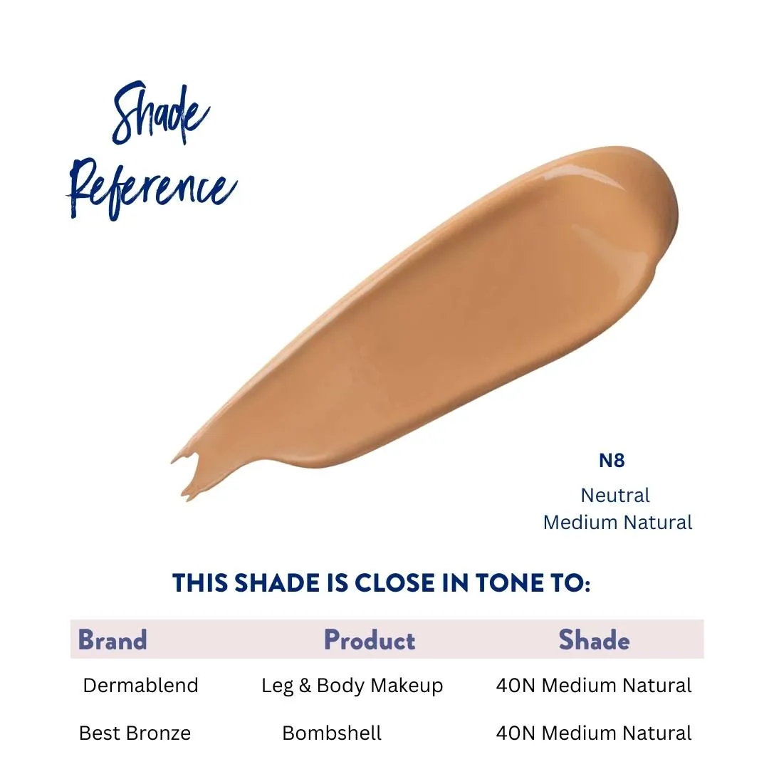 BOMBSHELL BODY & LEG MAKEUP - 3.4 FL.OZ   MIX TO MAGIC GLOW 1 FL.OZ