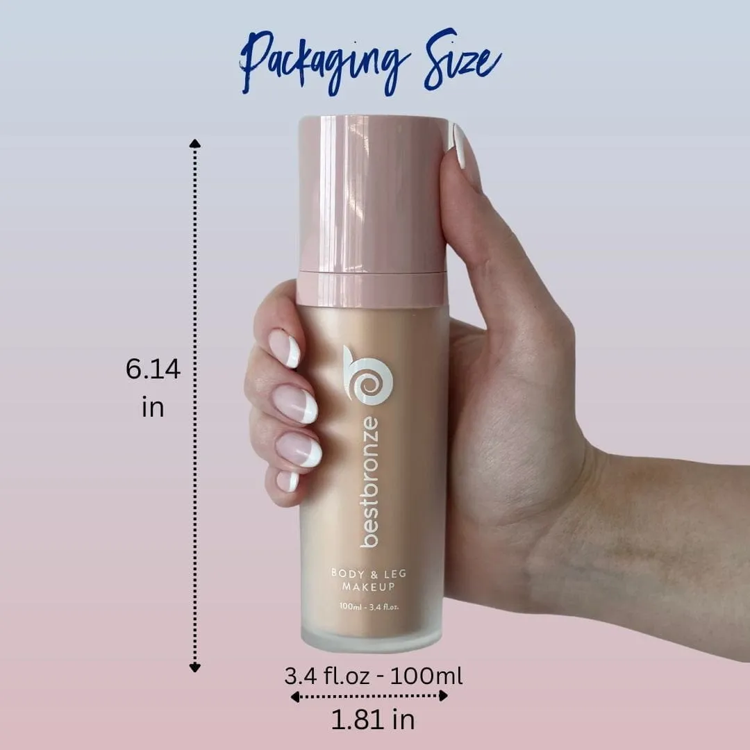 BOMBSHELL BODY & LEG MAKEUP - 3.4 FL.OZ   MIX TO MAGIC GLOW 1 FL.OZ