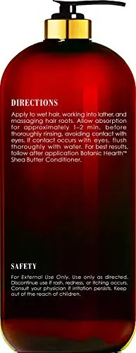 Botanic Hearth Apple Cider Vinegar Shampoo - Clarifying and Nourishing, Reduces Itchy Scalp, Dandruff & Frizz - Sulfate Free, for All Hair Types, Men and Women - 16 fl oz