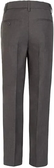 Boys Dress Pants Flat-Front Skinny fit Slacks - Poly Rayon Giovanni Uomo New Blue 7