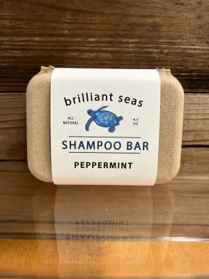 Brilliant Seas Peppermint Solid Shampoo Bar - 4.5 oz