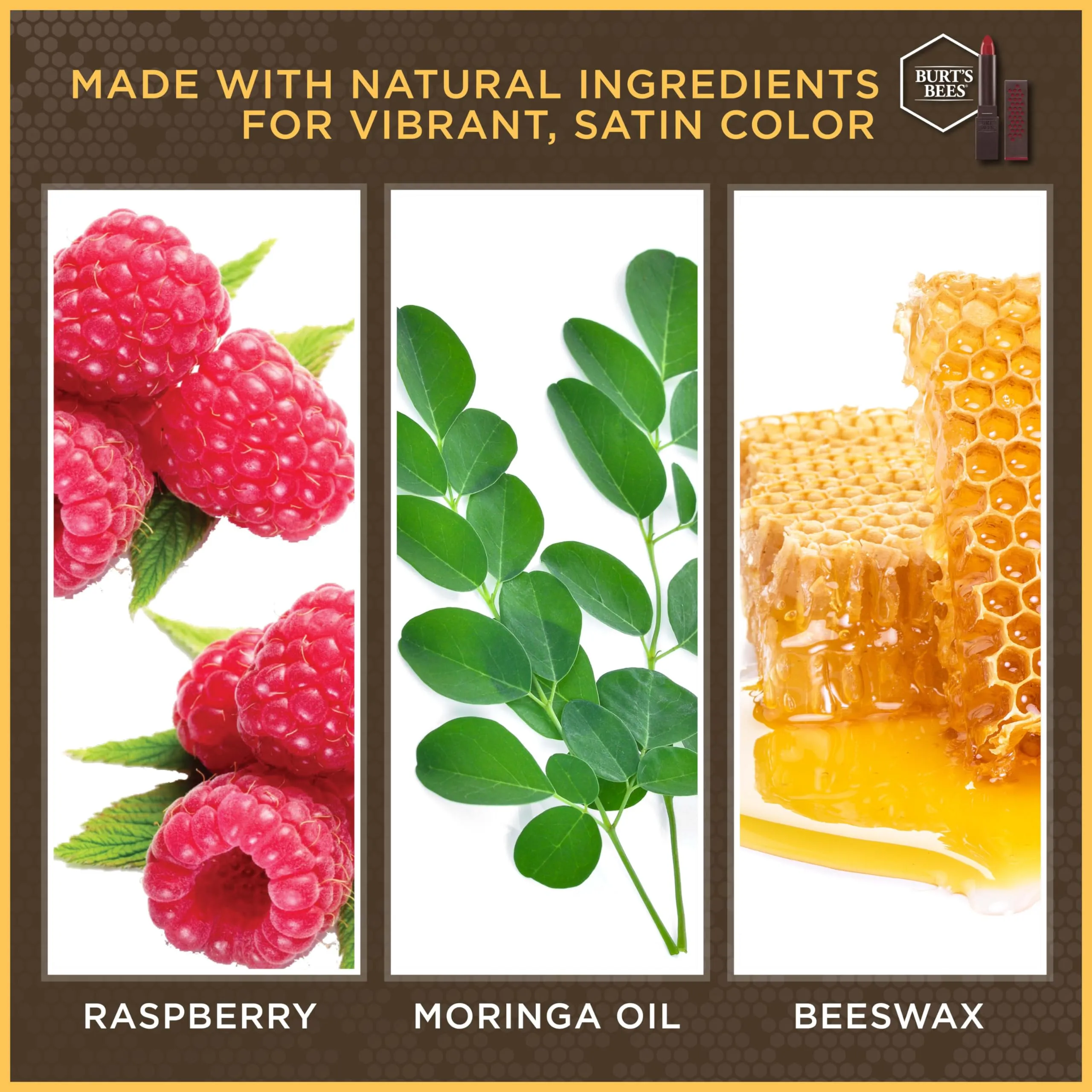 Burt’s Bees 100% Natural Lipstick, Lily Lake - 1 Tube