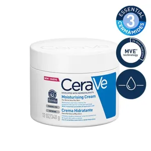CeraVe Moisturizing Cream 340g – Intense Hydration for Dry to Very Dry Skin