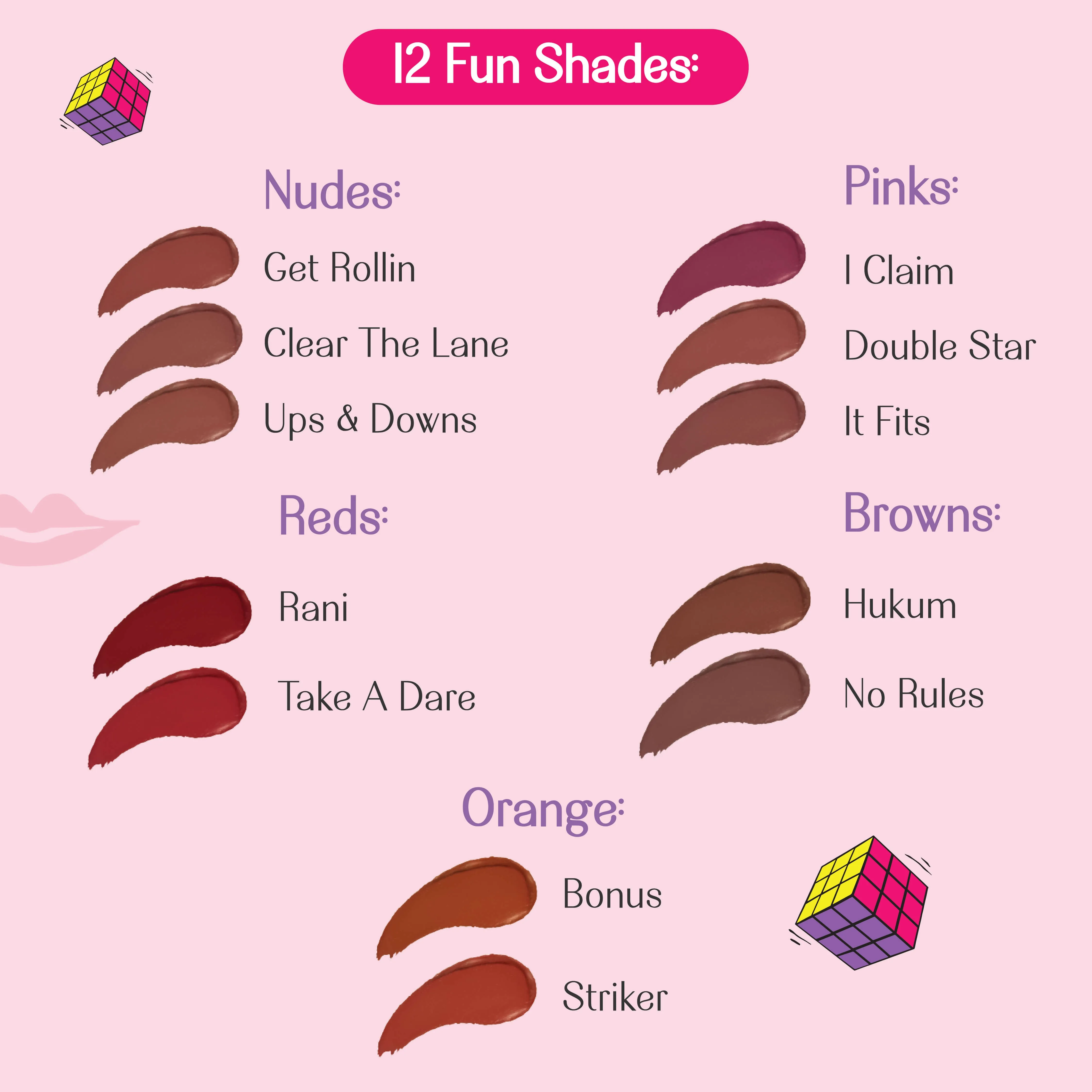 Clear The Lane- Game On! Mad-Matte Liquid Lipstick  (Nude Pink) Transfer-proof