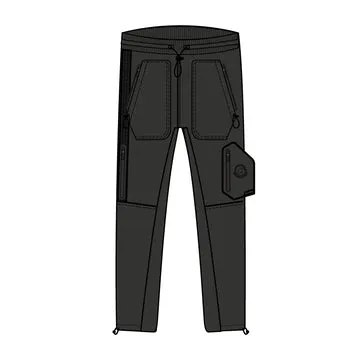 Cookies Few Are Frozen Fleece Pant with Patch Pocket and Zipper Details