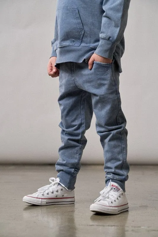 Cotton Jogger - Navy Wash