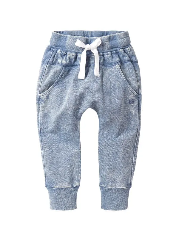 Cotton Jogger - Navy Wash