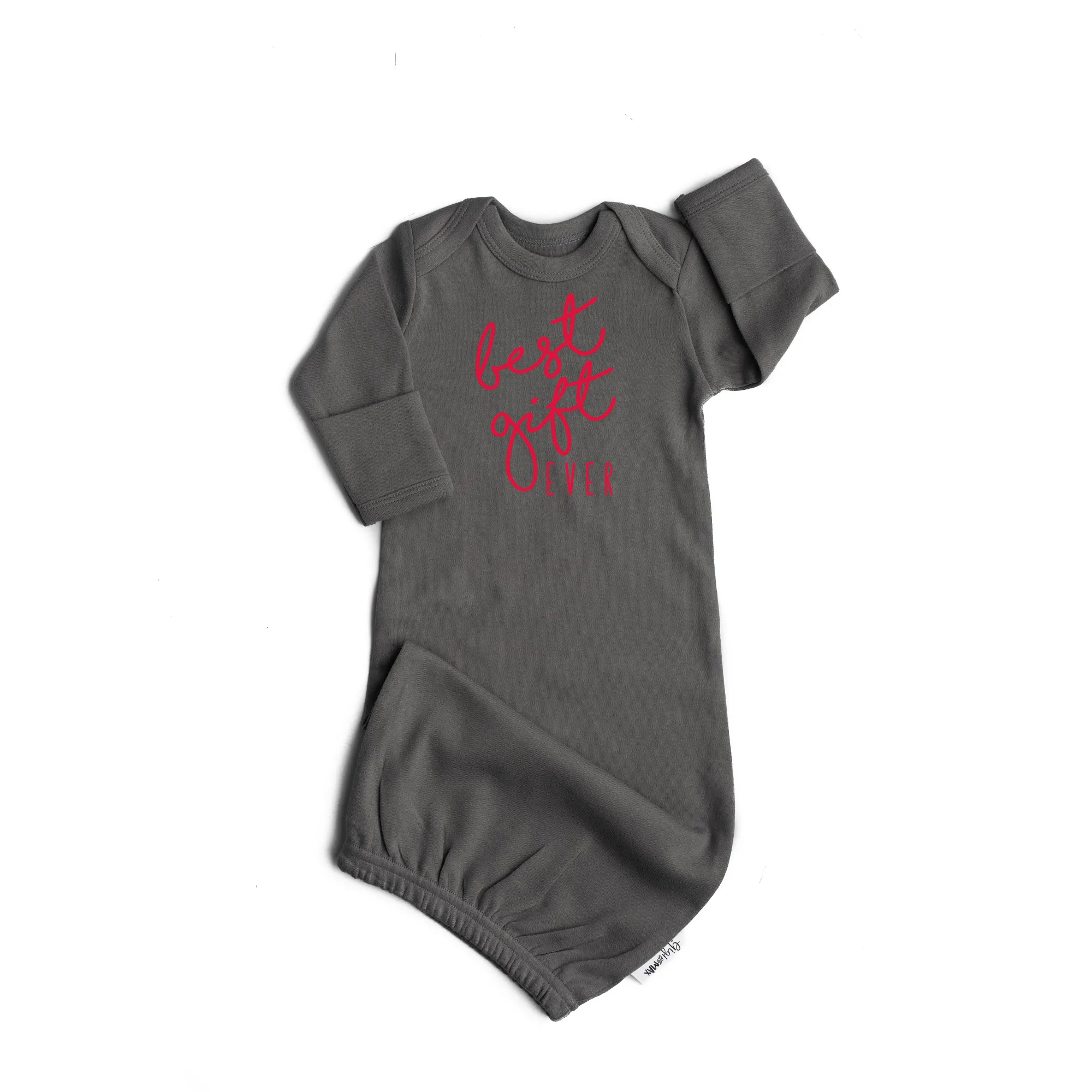 Dark Gray Gown - Best Gift Ever Gender Neutral