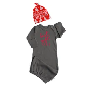 Dark Gray Gown - Best Gift Ever Gender Neutral