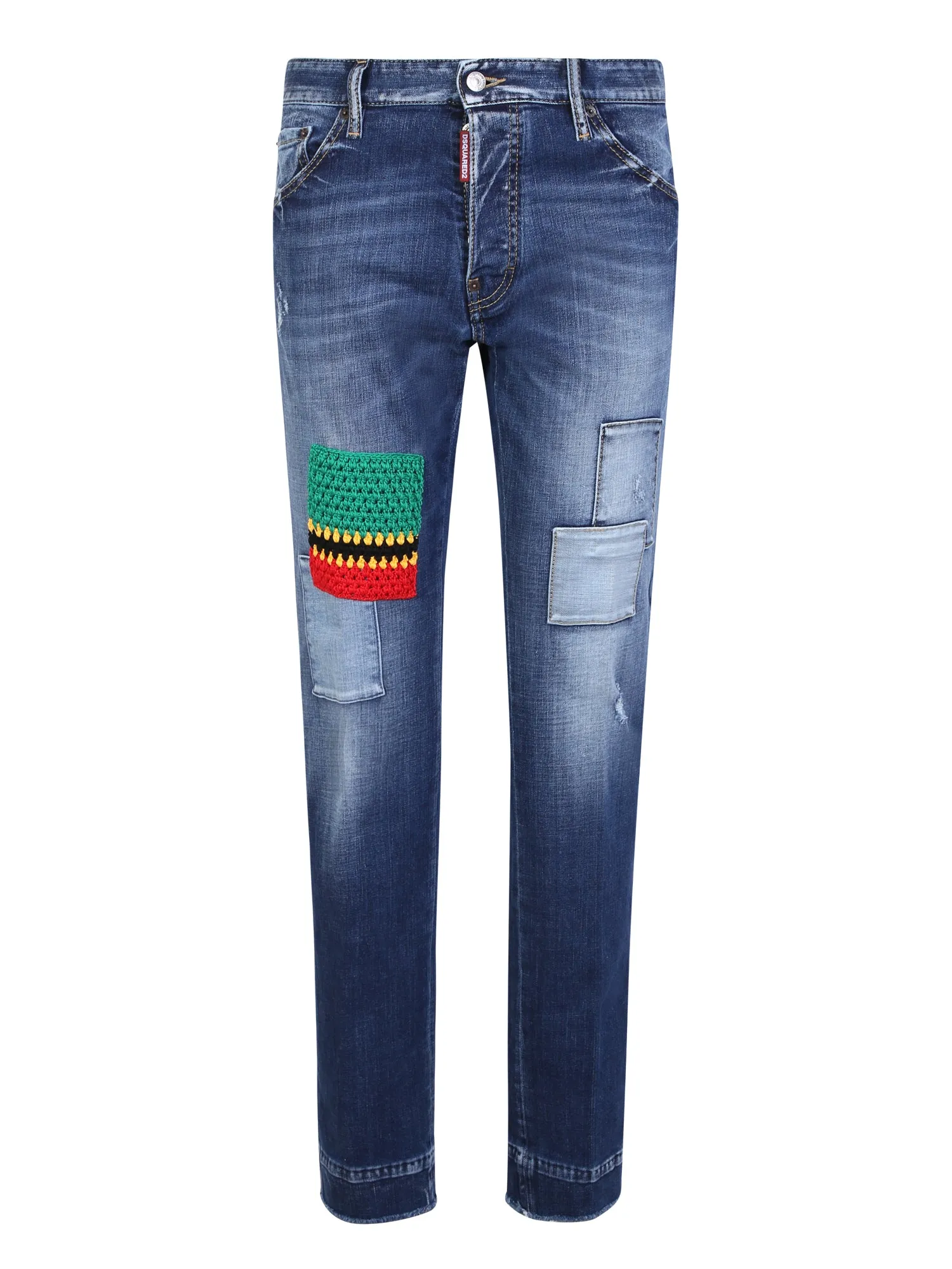 Dark Jamaica Wash Bob blue jeans