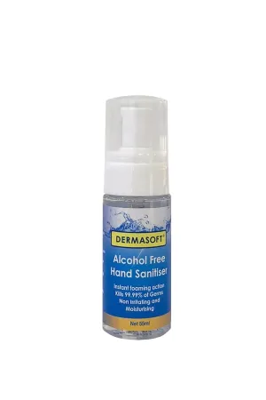 DERMASOFT Hand Sanitiser Alcohol Free 55ml