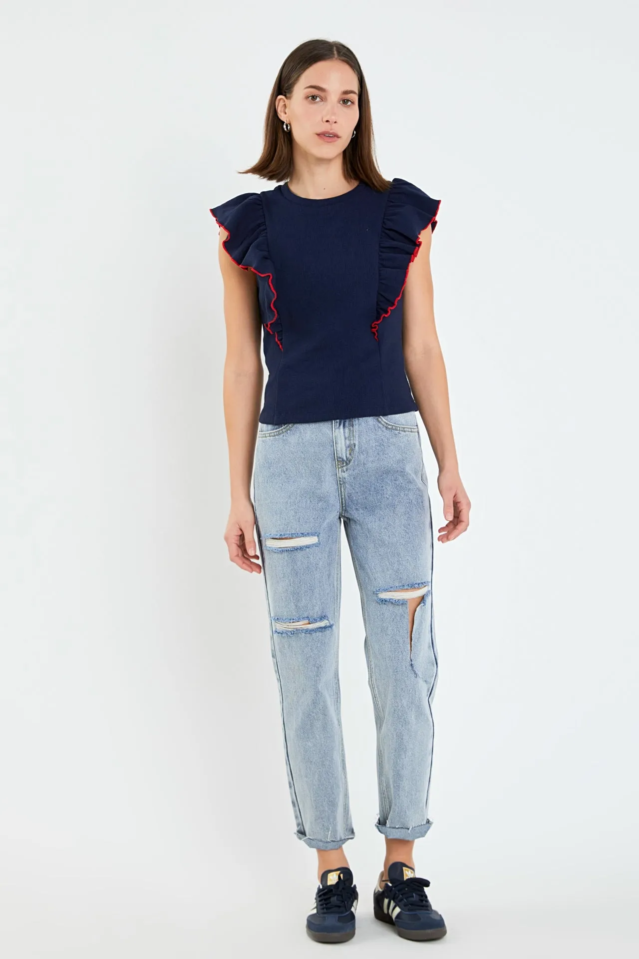 Destroyed Mom Jeans
