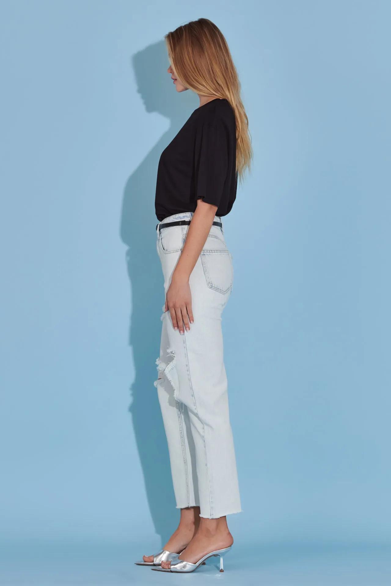 Destroyed Mom Jeans