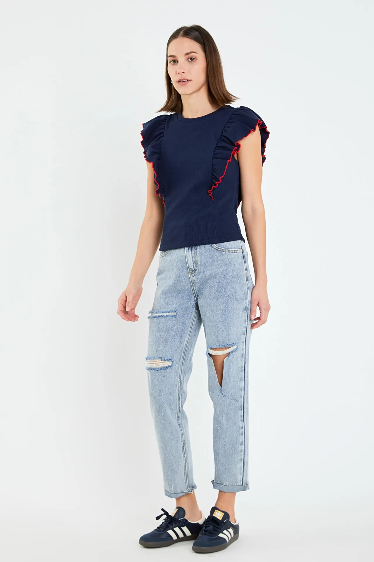 Destroyed Mom Jeans