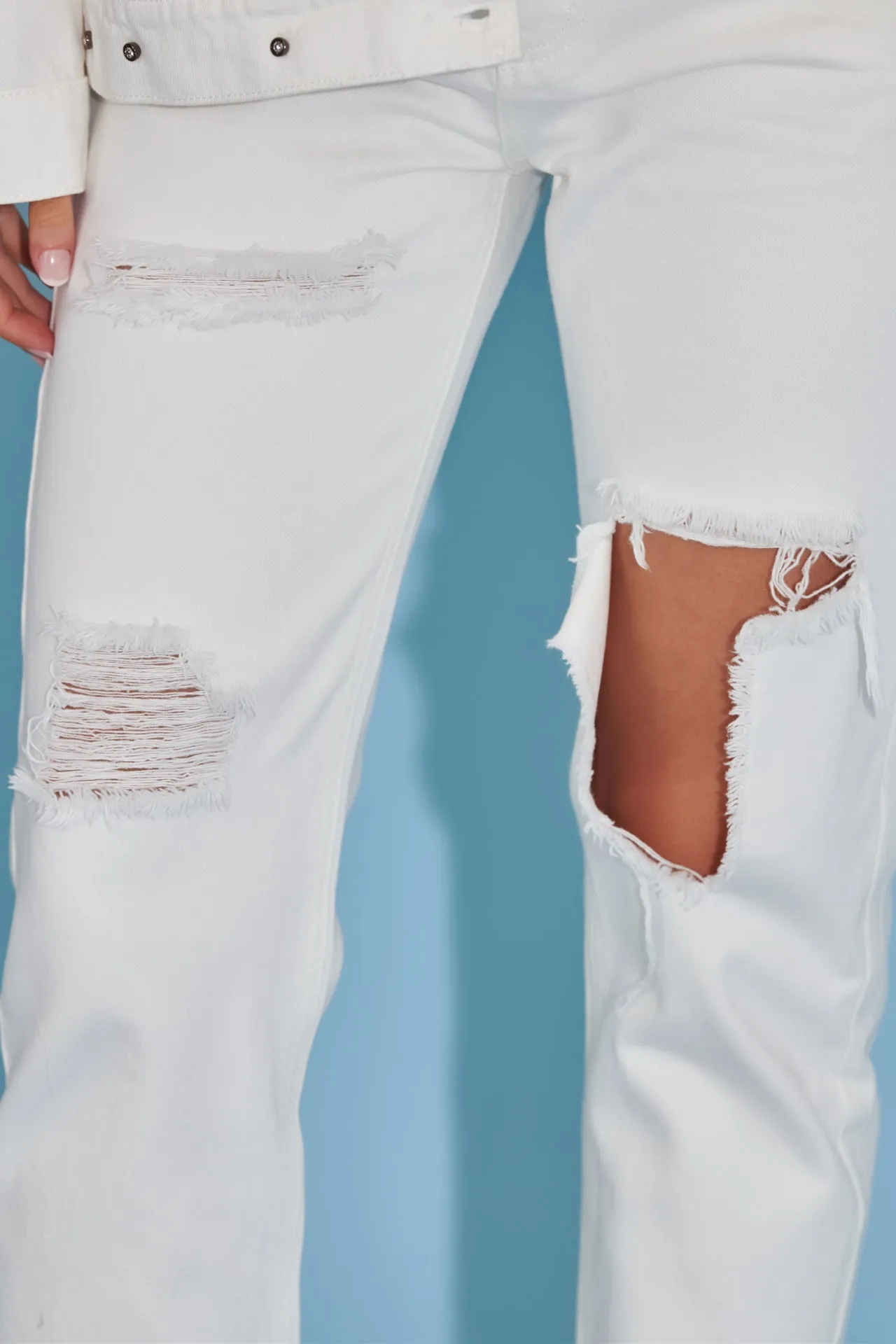 Destroyed Mom Jeans