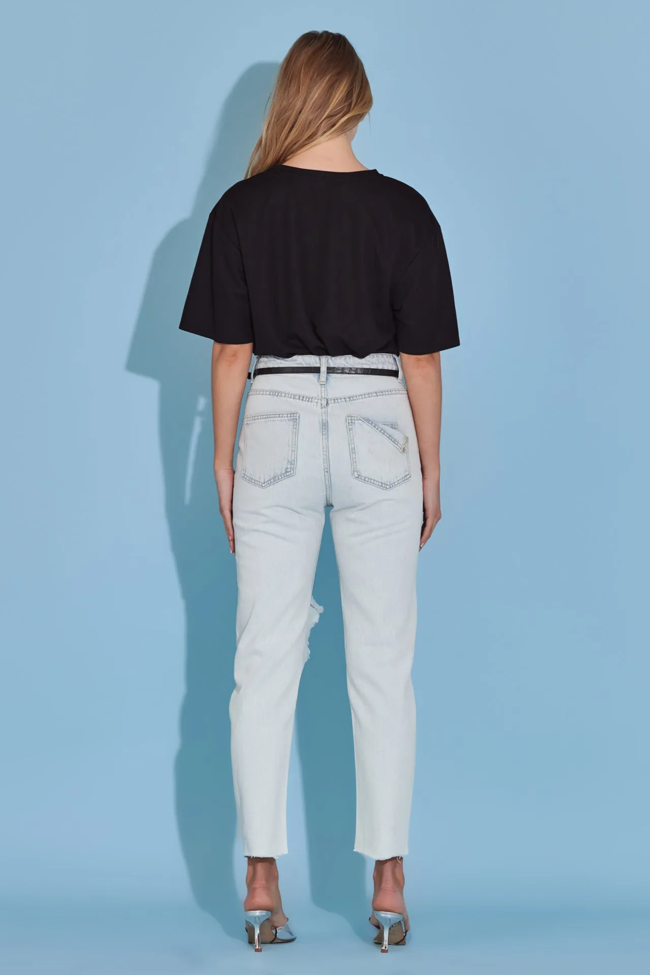 Destroyed Mom Jeans