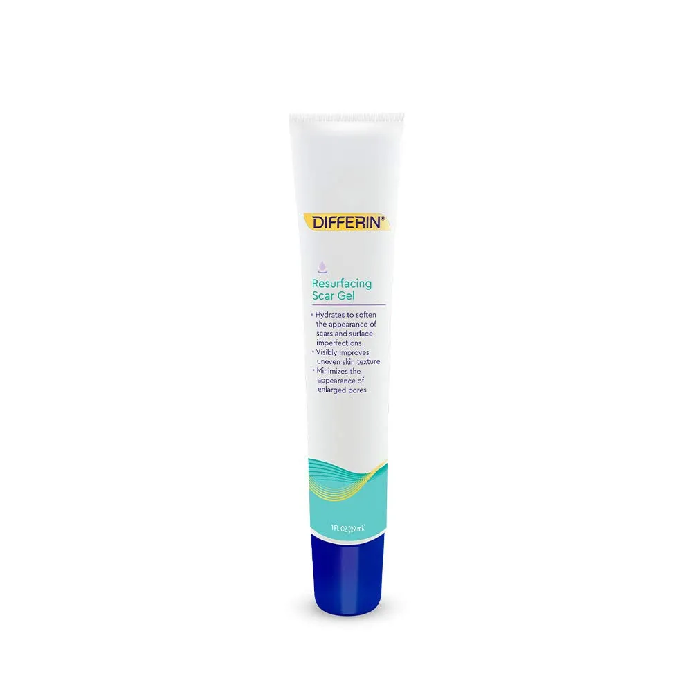 Differin Gel Acne Scar Spot Treatment for Face, Resurfacing Scar Gel, Gentle Skin Care for Acne Prone Sensitive Skin, 1 oz