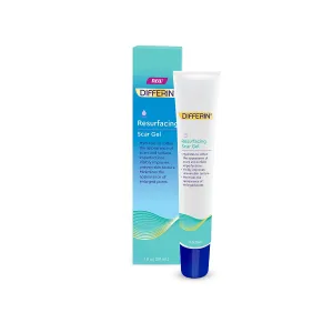 Differin Gel Acne Scar Spot Treatment for Face, Resurfacing Scar Gel, Gentle Skin Care for Acne Prone Sensitive Skin, 1 oz