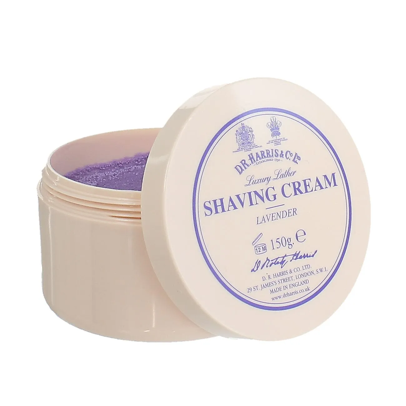 D.R. Harris Luxury Lather Lavender Shaving Cream Bowl