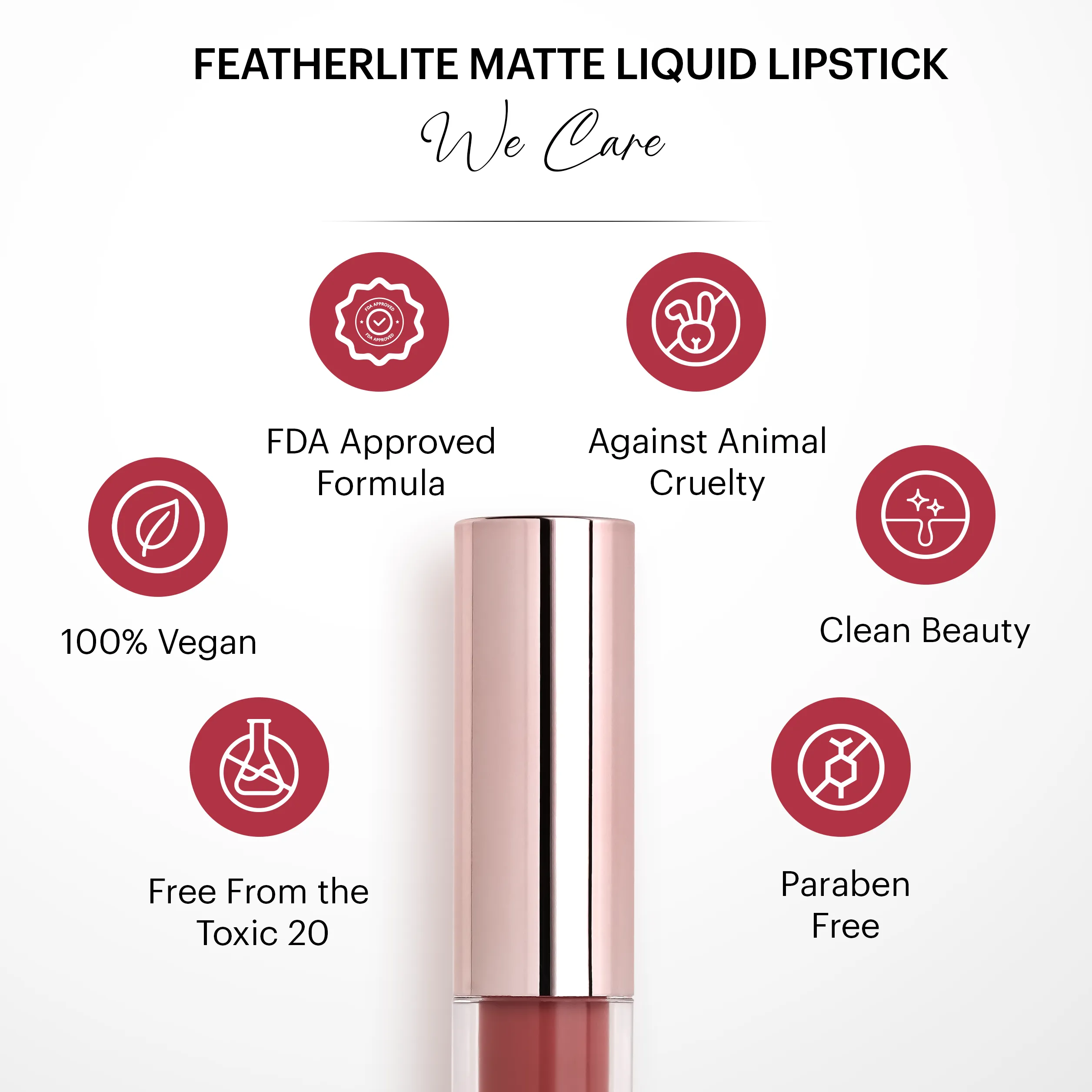Dusky Trio: Pack-of-Three Featherlites Liquid Lipsticks