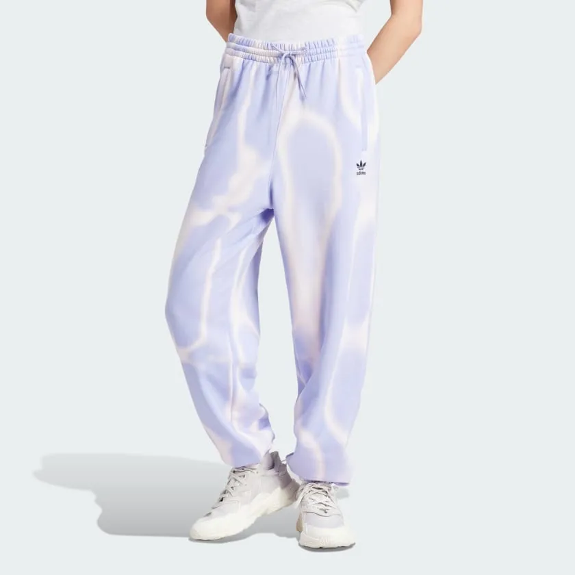 DYE ALLOVER PRINT SWEAT JOGGERS - Violet Tone