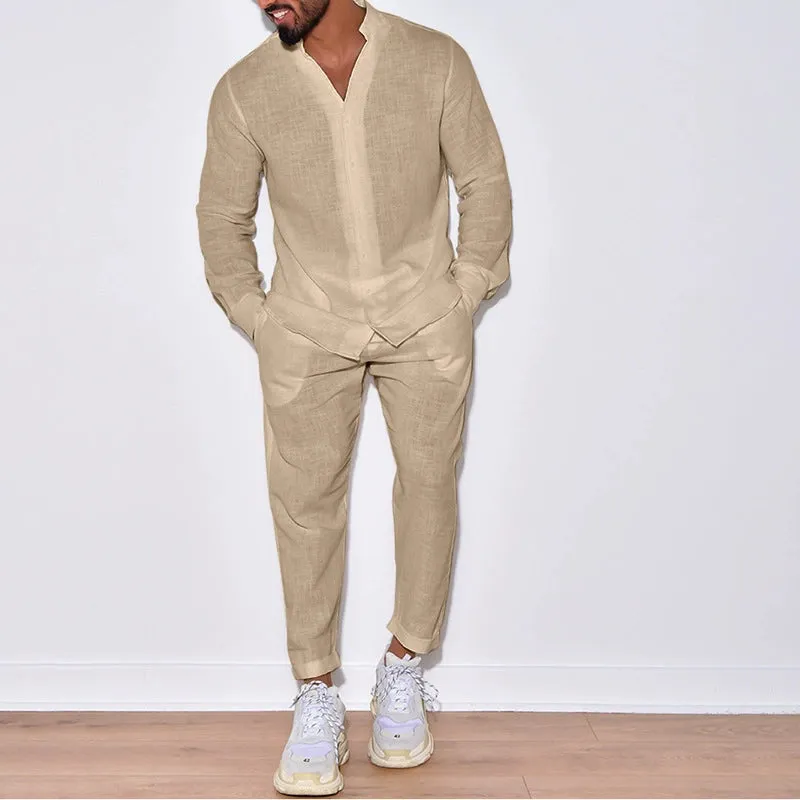 Effortless Linen Set: Timeless Comfort and Casual Elegance