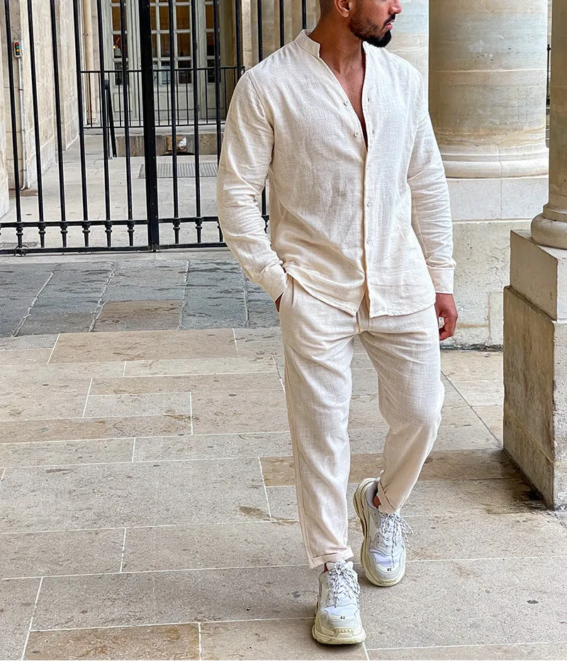 Effortless Linen Set: Timeless Comfort and Casual Elegance