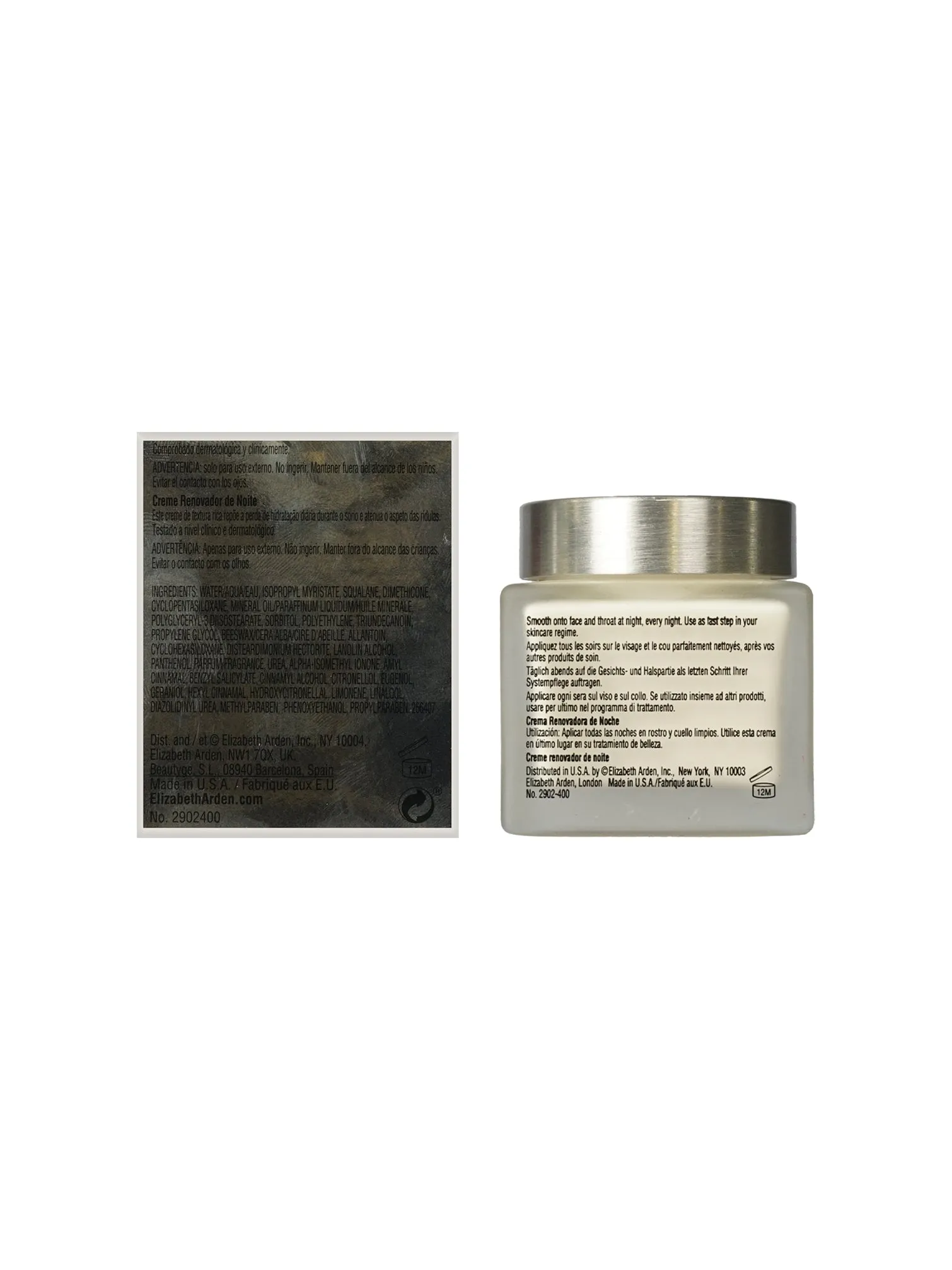 Elizabeth Arden Millennium Night Renewal Cream All Skin Types 1.7 OZ