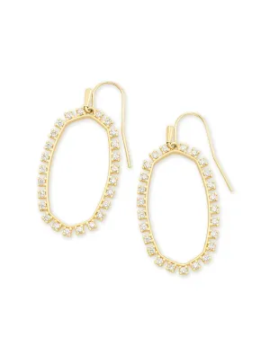 Elle Crystal Open Frame Earring