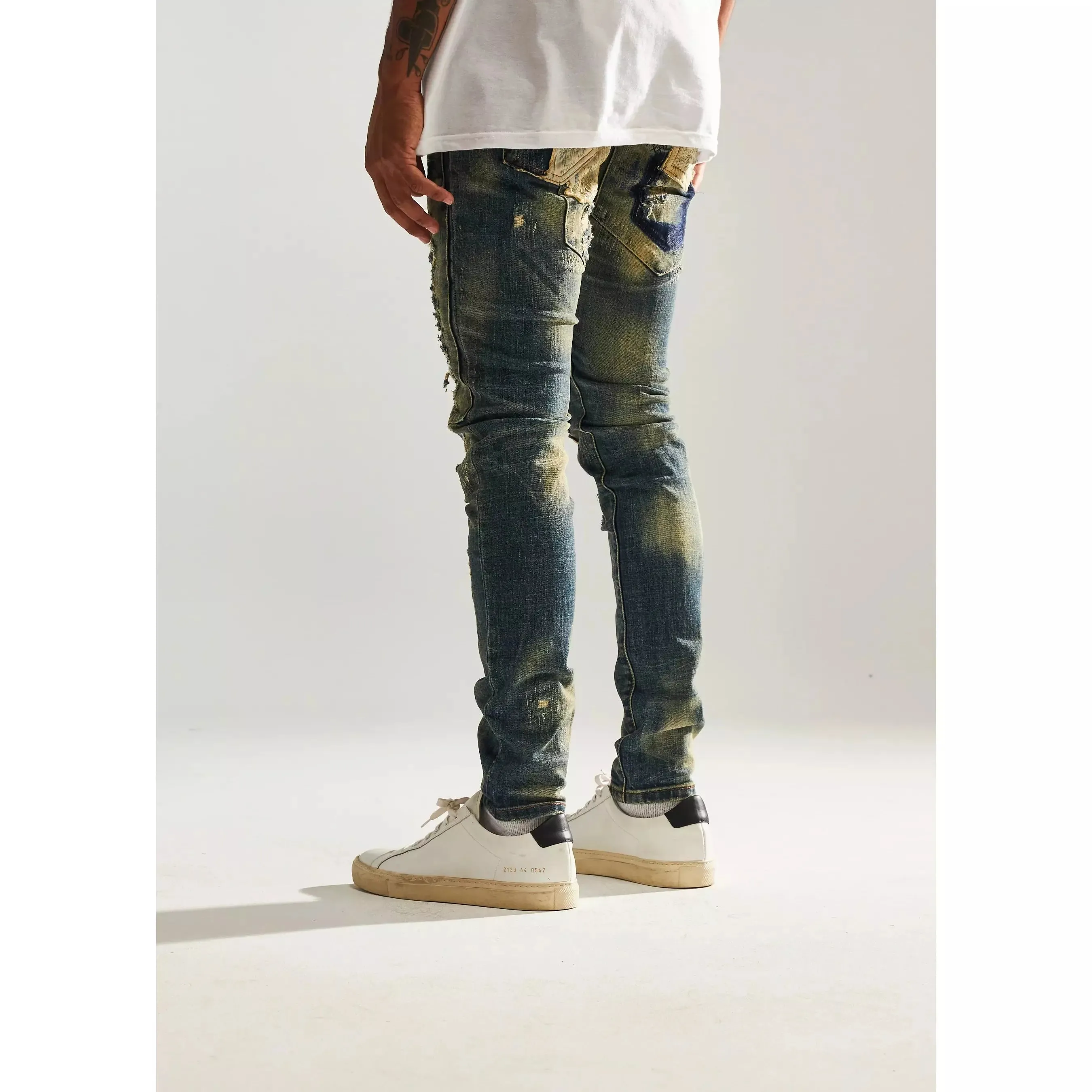 Embellish Barker Sand Wash Denim Jeans (EMBSP122-100)