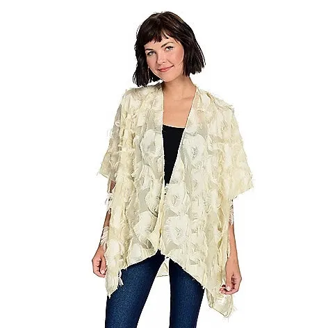 Eyelash Style Fashion Sheer Kimono