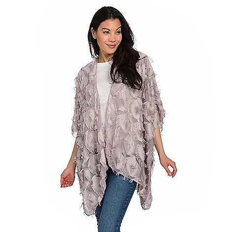 Eyelash Style Fashion Sheer Kimono