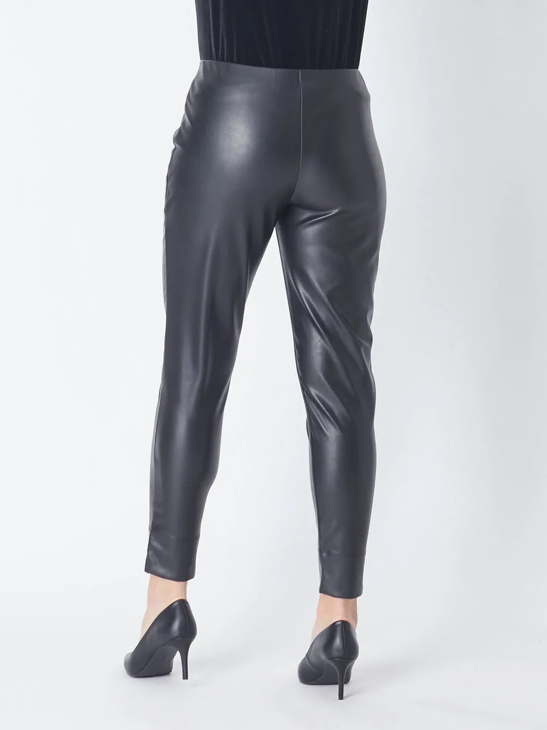 Faux Leather Legging - Black 27062