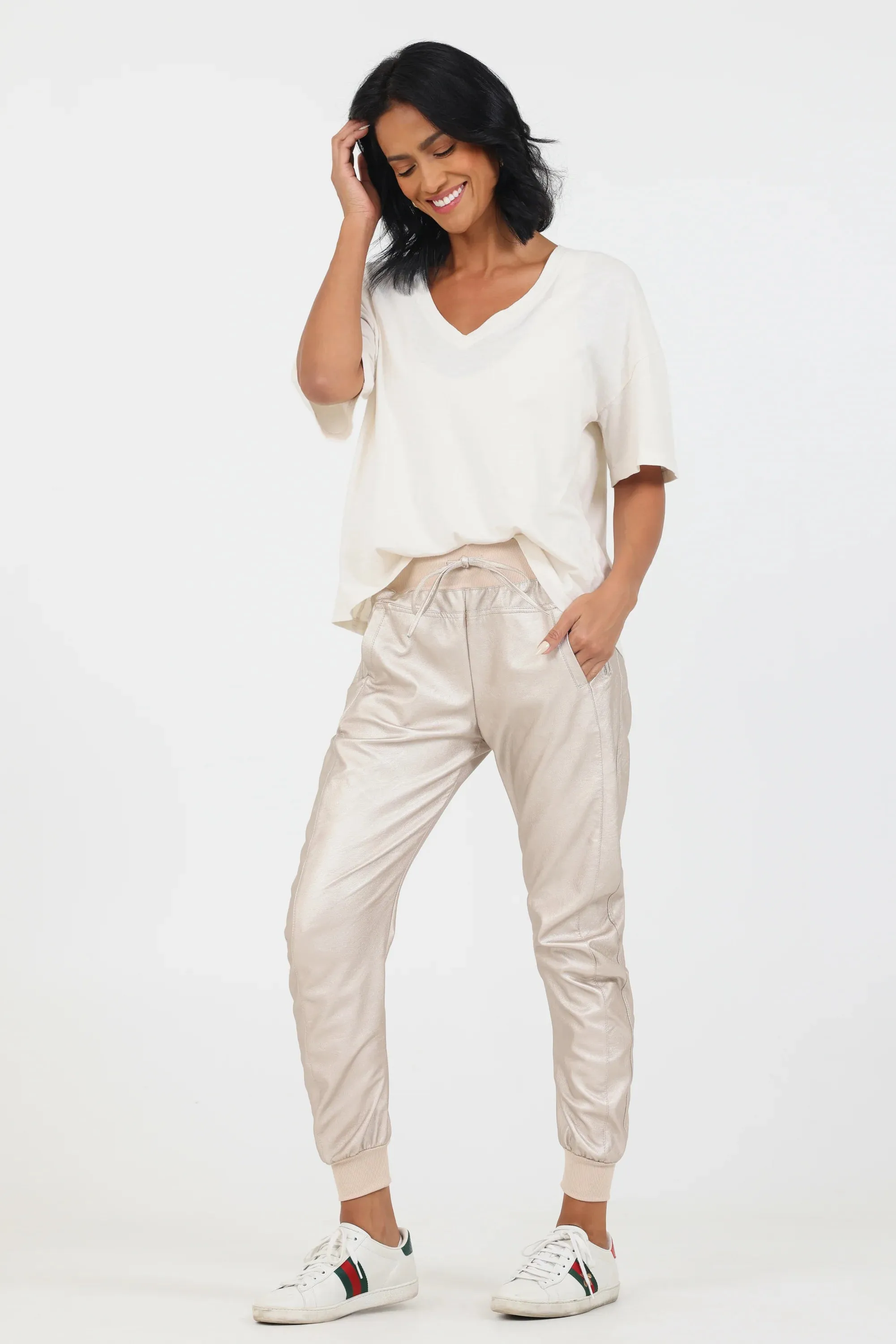 Faux Leather Ultimate Joggers