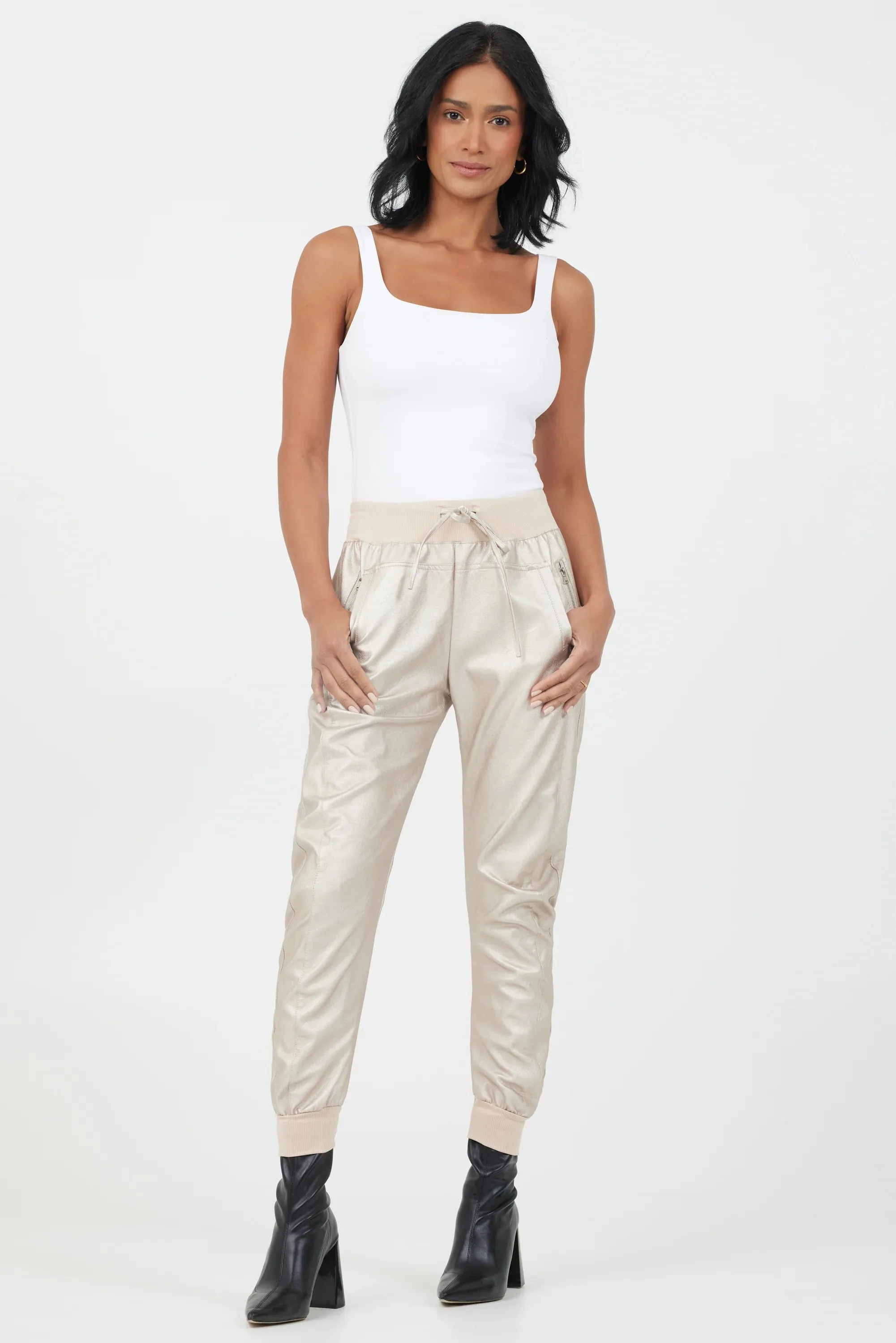 Faux Leather Ultimate Joggers