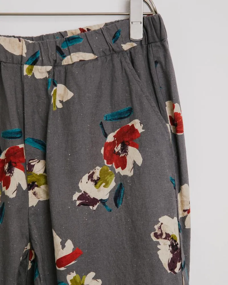Floral Yoyogi Pant in Gray