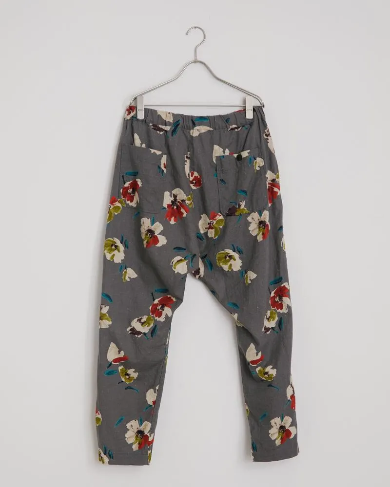 Floral Yoyogi Pant in Gray