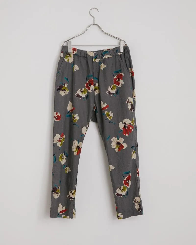 Floral Yoyogi Pant in Gray