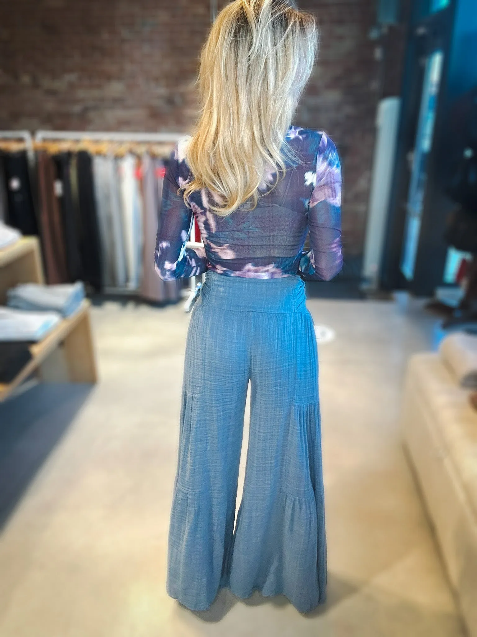 Free People Good Day Wide Leg
